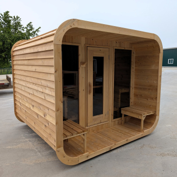 8'x8' Luna Sauna with 2' Porch