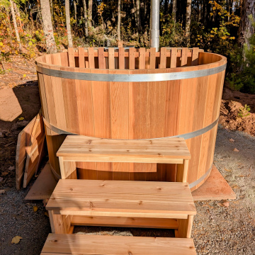 6'x4' Red Cedar Hot Tub