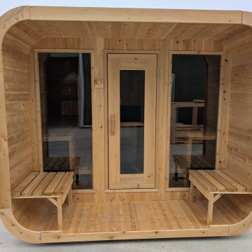 7'x8' Luna Sauna with 2' Porch